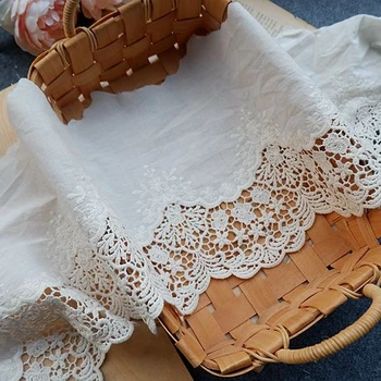 18.5CM High quality export unilateral cotton cloth embroidery lace clothing stitching material DIY collar accessories
18.5CM High quality export unilateral cotton cloth embroidery lace clothing stitching material DIY collar accessories