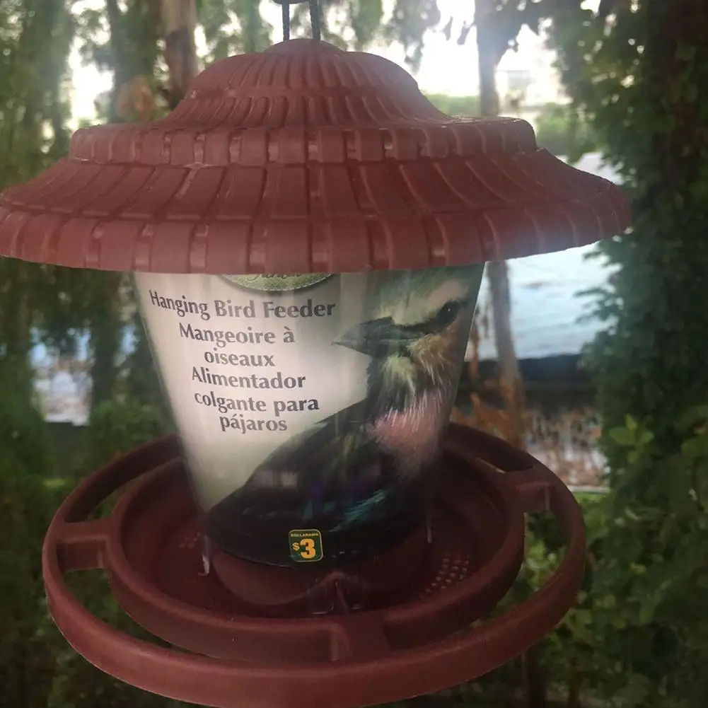 7402 Hanging Garden Bird Feeder Container Hanger Outdoor Feeding Supply Gadget 