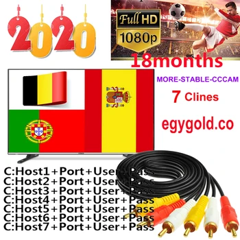 2020Cccam 3 años Europa España Portugal Francia DVB-S2 Freesat V7, V7S HD, V8 Super, V8 NOVA receptor de satélite
2020Cccam 3 años Europa España Portugal Francia DVB-S2 Freesat V7, V7S HD, V8 Super, V8 NOVA receptor de satélite