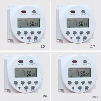 Timer CN101A 220V 24V Digital Power Lcd Timer Programmabile Interruttore a Tempo Relè 16A CN101
Timer CN101A 220V 24V Digital Power Lcd Timer Programmabile Interruttore a Tempo Relè 16A CN101