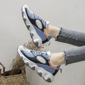 2020 Autumn Women Chunky Sneakers Platform Fashion Ulzzang Designers Mesh Old Dad Shoes Woman Sports Casual Shoes Tenis Female
2020 Autumn Women Chunky Sneakers Platform Fashion Ulzzang Designers Mesh Old Dad Shoes Woman Sports Casual Shoes Tenis Female