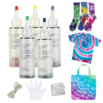 18 Bottle Tie Dye Kit Permanent One Step Tie Dye Set DIY Kits for Fabric Textile Craft Arts Clothes for Solo Projects Dyes Paint
18 Bottle Tie Dye Kit Permanent One Step Tie Dye Set DIY Kits for Fabric Textile Craft Arts Clothes for Solo Projects Dyes Paint