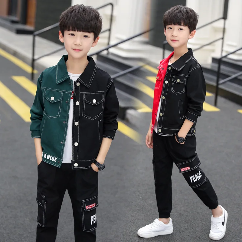 2019 New Style Cool Kids' Overcoat BOY'S Autumn Jacket Big Boy Applique Mixed Colors Jacket
2019 New Style Cool Kids' Overcoat BOY'S Autumn Jacket Big Boy Applique Mixed Colors Jacket