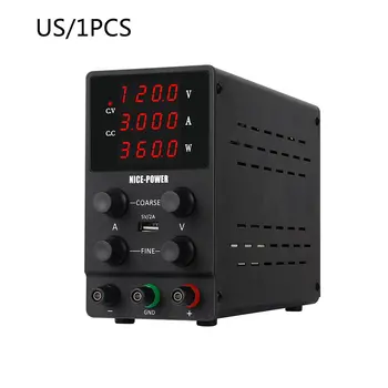 4Digits Switch Lab DC Power Supply Adjustable Digital Display Laboratory Practical Power Source 120V 3A Double Potentiometer
4Digits Switch Lab DC Power Supply Adjustable Digital Display Laboratory Practical Power Source 120V 3A Double Potentiometer