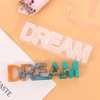 Dream Letter Silicone Mold 3D Geometry Mould Epoxy Resin Art Supplies Soft Clear Mold UV Resin Silicone Mold for Jewelry
Dream Letter Silicone Mold 3D Geometry Mould Epoxy Resin Art Supplies Soft Clear Mold UV Resin Silicone Mold for Jewelry