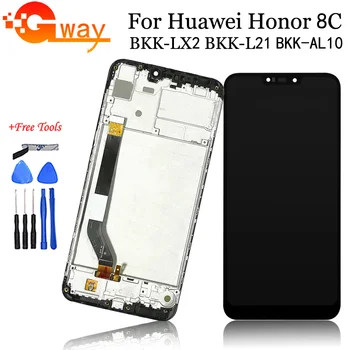 6.26" Black For Huawei Honor 8C BKK-AL10 BKK-L21 LCD Display+Touch Screen Digitizer Assembly Phone Replacement With Frame
6.26" Black For Huawei Honor 8C BKK-AL10 BKK-L21 LCD Display+Touch Screen Digitizer Assembly Phone Replacement With Frame
