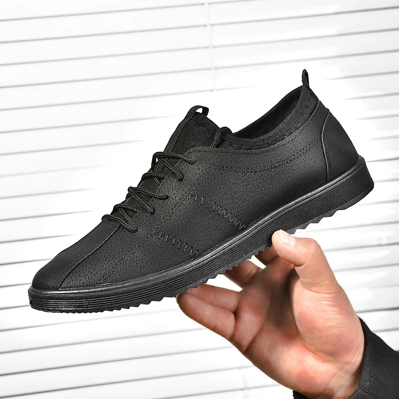 2019 New Style Spring MEN'S SHOES Casual Lace-up Leather Shoes Trend England Versatile Shoes-Trendy Shoes
2019 New Style Spring MEN'S SHOES Casual Lace-up Leather Shoes Trend England Versatile Shoes-Trendy Shoes