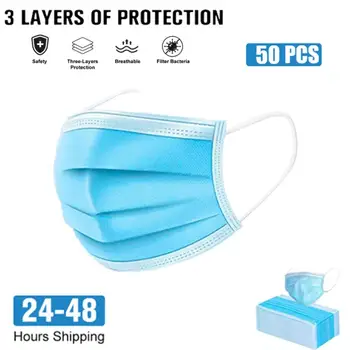 Face Masks 10 Pcs Masks Anti-dust Disposable Mouth Masks 3 Layer Elastic Earloop Masks Anti Dust Maskers Mascarillas Masque
Face Masks 10 Pcs Masks Anti-dust Disposable Mouth Masks 3 Layer Elastic Earloop Masks Anti Dust Maskers Mascarillas Masque