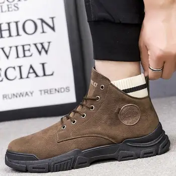 AQ750 Martin boots men 2020 Autumn winter new nubuck leather casual sports high-top comfortable and lightweight Krasovki
AQ750 Martin boots men 2020 Autumn winter new nubuck leather casual sports high-top comfortable and lightweight Krasovki