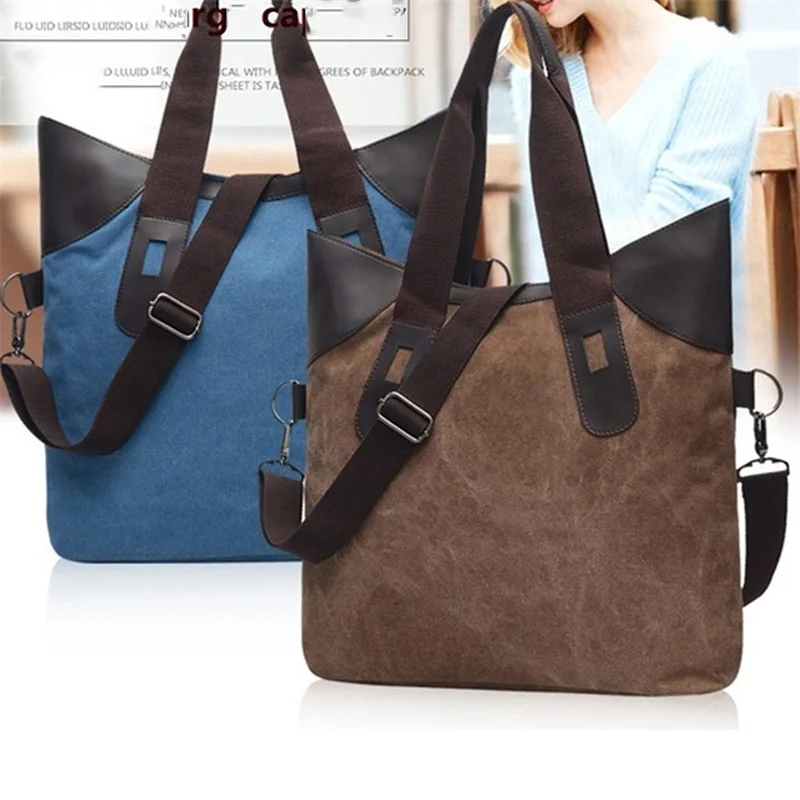 Women Large Pocket Casual Tote Shopping Bag Handbag Shoulder Messenger Bags Canvas Leather Capacity Bags For Women
Women Large Pocket Casual Tote Shopping Bag Handbag Shoulder Messenger Bags Canvas Leather Capacity Bags For Women