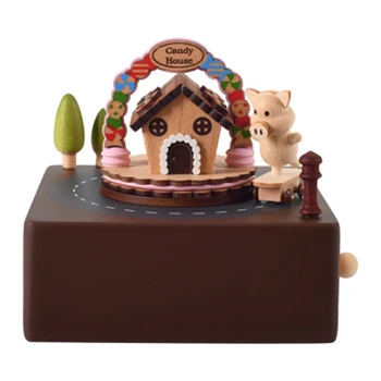 Little Pig Cute Cartoon Wooden Music Box Children's Model Room Decoration Music Box
Little Pig Cute Cartoon Wooden Music Box Children's Model Room Decoration Music Box