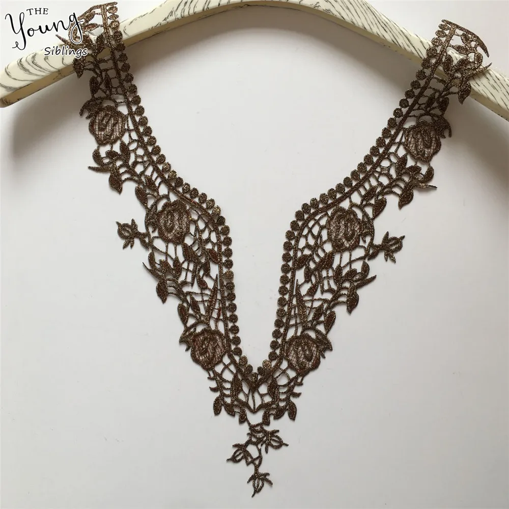 High quality Lace Collar Embroidery Applique Fabric Sewing Supplies DIY Neckline Hollow out Trim Craft Dress Decorate Accessory
High quality Lace Collar Embroidery Applique Fabric Sewing Supplies DIY Neckline Hollow out Trim Craft Dress Decorate Accessory