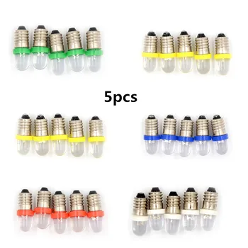 5Pcs Low Power Consumption E10 LED Screw Base Indicator Bulb Cold White 6V/12V/24V DC Light Bulb Wholesale
5Pcs Low Power Consumption E10 LED Screw Base Indicator Bulb Cold White 6V/12V/24V DC Light Bulb Wholesale