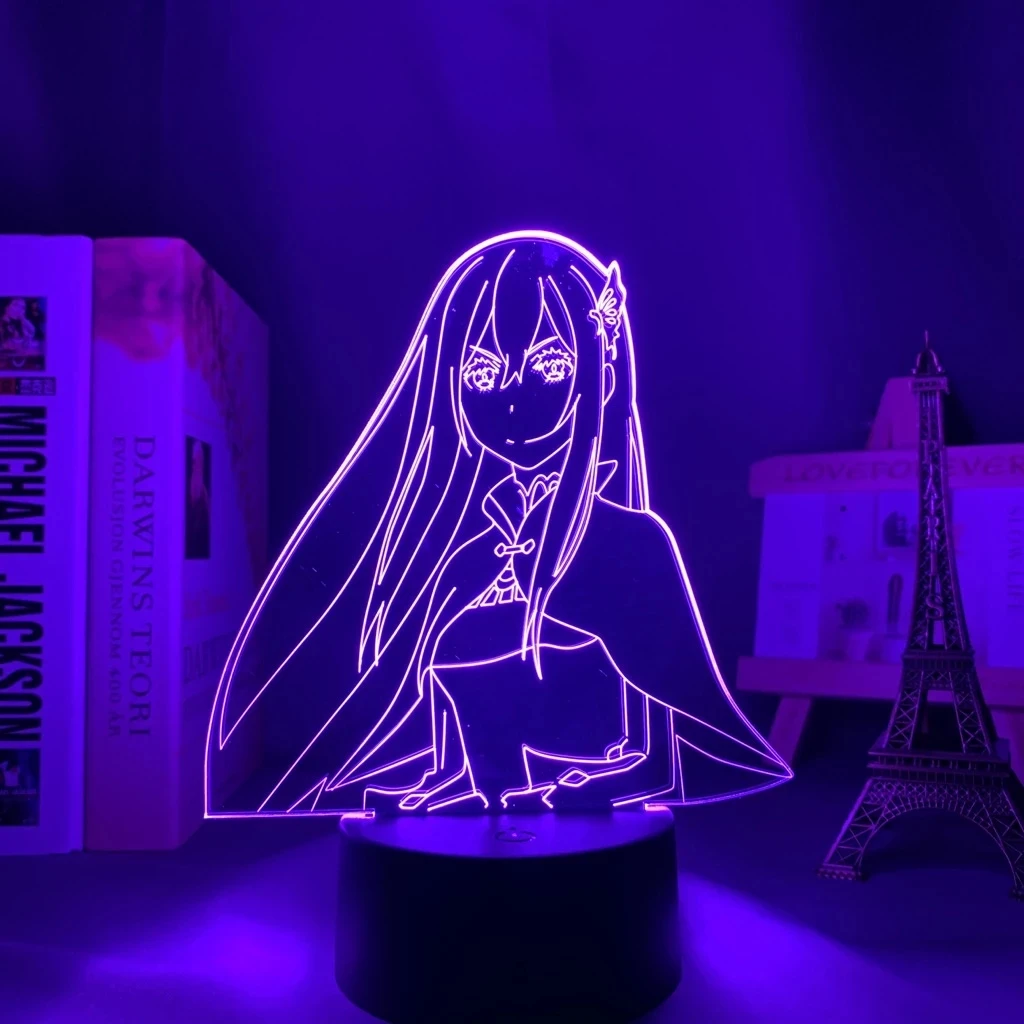 Dropshipping Anime 3d Lamp Re Zero Starting Life In Another World LED Night Light for Room Decor Nightlight Gift Echidna Re Zero
Dropshipping Anime 3d Lamp Re Zero Starting Life In Another World LED Night Light for Room Decor Nightlight Gift Echidna Re Zero