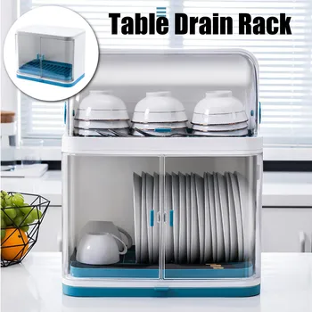 2 Layers Household Dish Drain Rack With Lid Dish Rack Tableware Storage Box Plastic Cupboard Kitchen Storage Holder Organizer
2 Layers Household Dish Drain Rack With Lid Dish Rack Tableware Storage Box Plastic Cupboard Kitchen Storage Holder Organizer