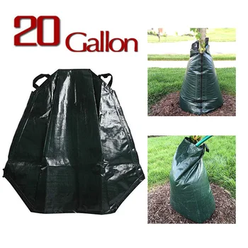 20 Gallon Hanging Tree Watering Bag PVC Drip Irrigation With Zipper Adjustable Slow Release Plants Dark Green Large Garden Tool 
20 Gallon Hanging Tree Watering Bag PVC Drip Irrigation With Zipper Adjustable Slow Release Plants Dark Green Large Garden Tool