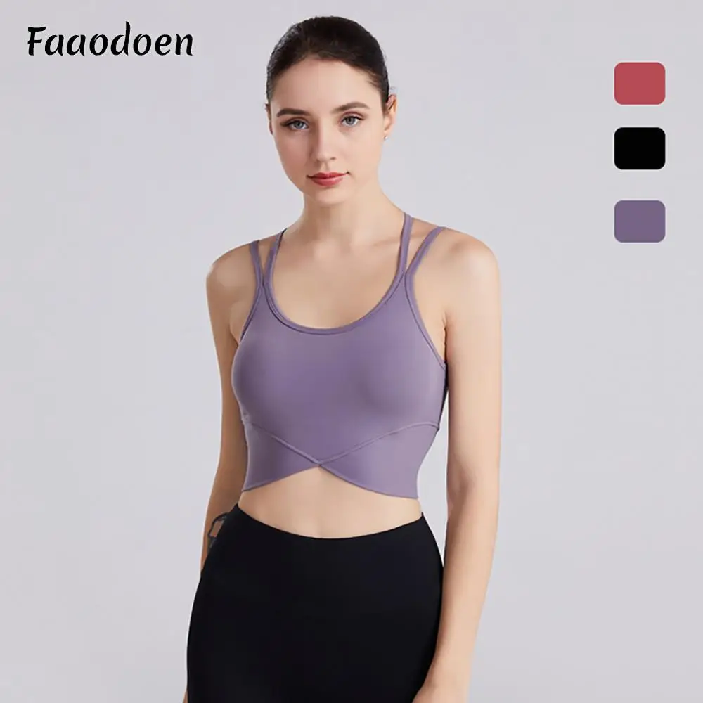 Back Cross Crop Top Women Solid Sports Top Vest Bra High Strength Shockproof Training Sport Bh Yoga Underwear Fitness Bra
Back Cross Crop Top Women Solid Sports Top Vest Bra High Strength Shockproof Training Sport Bh Yoga Underwear Fitness Bra