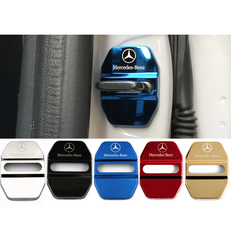 4 pcs Car Door Lock Covers Car Decoration Case sticker For Mercedes benz A B R G Class GLK GLA C200 E200 C200L S400 Car Styling
4 pcs Car Door Lock Covers Car Decoration Case sticker For Mercedes benz A B R G Class GLK GLA C200 E200 C200L S400 Car Styling
