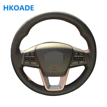 DIY Hand-stitched Black Artificial Leather Car Accessories Steering Wheel Cover For Hyundai Ix25 2014-2016 Creta 2016-2017
DIY Hand-stitched Black Artificial Leather Car Accessories Steering Wheel Cover For Hyundai Ix25 2014-2016 Creta 2016-2017