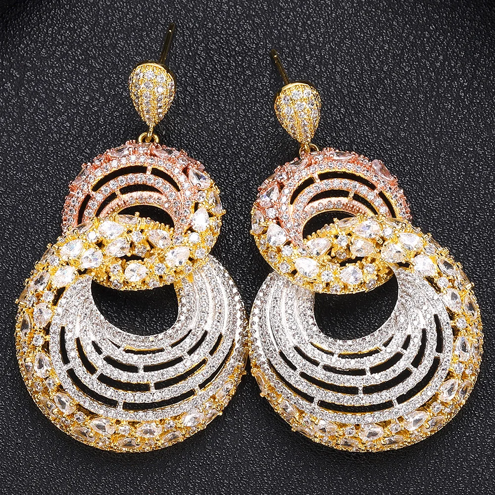 JANKELLY luxury WATER DROP Shape Long Earrings Cubic Zirconia Women Wedding Big Earrings Bijoux
JANKELLY luxury WATER DROP Shape Long Earrings Cubic Zirconia Women Wedding Big Earrings Bijoux