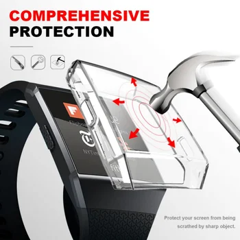 Watch Screen Protector For Fitbit Ionic TPU Rugged Smartwatch Protective Case Anti-fingerprint, Dust/Scratch Proof
Watch Screen Protector For Fitbit Ionic TPU Rugged Smartwatch Protective Case Anti-fingerprint, Dust/Scratch Proof