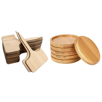 6Pcs 5.9 Inch Planter Pot Bamboo Saucer Round Succulent Pot Holder Drainage Tray & 50Pcs Bamboo Plant Label
6Pcs 5.9 Inch Planter Pot Bamboo Saucer Round Succulent Pot Holder Drainage Tray & 50Pcs Bamboo Plant Label