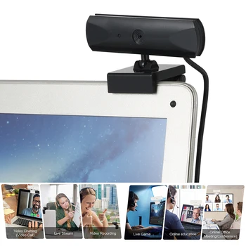 SOONHUA Web Camera Webcam Laptop Webcams Computer USB Web Cameras 8MP With Microphone USB 2.0 3.5mm Jack 360 Degree Rotation
SOONHUA Web Camera Webcam Laptop Webcams Computer USB Web Cameras 8MP With Microphone USB 2.0 3.5mm Jack 360 Degree Rotation
