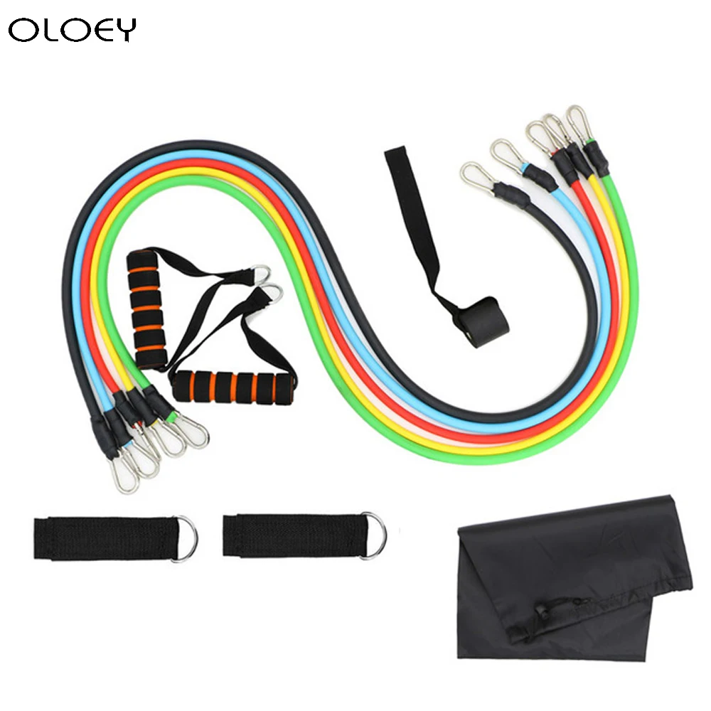 11 Pcs/Set Latex Resistance Bands Crossfit Training Exercise Yoga Tubes Pull Rope,Rubber Expander Elastic Bands Fitness With Bag
11 Pcs/Set Latex Resistance Bands Crossfit Training Exercise Yoga Tubes Pull Rope,Rubber Expander Elastic Bands Fitness With Bag