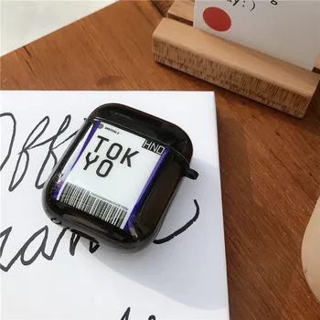 Cool Hot INS City Label Bar Code Bluetooth Headset Case for Airpods 1 2 Letter Air Tickets Earphone Clear Soft TPU Cover Coque
Cool Hot INS City Label Bar Code Bluetooth Headset Case for Airpods 1 2 Letter Air Tickets Earphone Clear Soft TPU Cover Coque