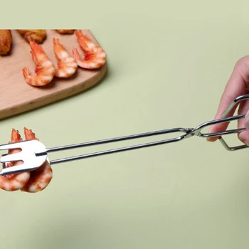 2pcs Kitchen Tongs Non-Stick BBQ Tools Stainless Steel Cooking Grilling BBQ Food Tongs Barbecue Clip Outdoor Gadget
2pcs Kitchen Tongs Non-Stick BBQ Tools Stainless Steel Cooking Grilling BBQ Food Tongs Barbecue Clip Outdoor Gadget