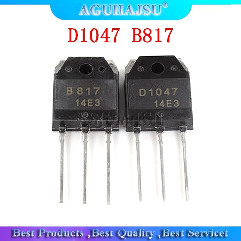 Силовые транзисторы 2SD1047 TO-247 D1047 TO-3P 5 шт. 2SB817 B817 | Электронные компоненты и