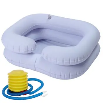 Inflatable Shampoo Basin for the Disabled Elderly Portable Hair Washing Drain Tube Bed Rest Nursing Aid Sink With Air Pump
Inflatable Shampoo Basin for the Disabled Elderly Portable Hair Washing Drain Tube Bed Rest Nursing Aid Sink With Air Pump