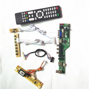 For MT185GW01 V.0 V.2 LVDS 2CCFL 30Pin HDMI VGA USB AV LCD panel monitor T.V53 drive card board keyboard+Remote+Inverter DIY kit
For MT185GW01 V.0 V.2 LVDS 2CCFL 30Pin HDMI VGA USB AV LCD panel monitor T.V53 drive card board keyboard+Remote+Inverter DIY kit