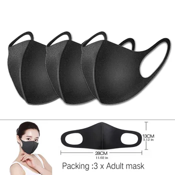 50/10pcs Washable Reusable Unisex Masks Black Anti Dust Mouth Mask Anti-haze Anti-fog Face Cover Outdoor Protection
50/10pcs Washable Reusable Unisex Masks Black Anti Dust Mouth Mask Anti-haze Anti-fog Face Cover Outdoor Protection