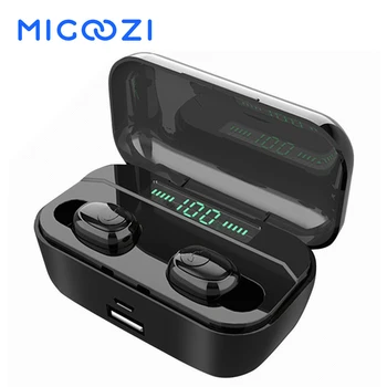 G6S Dual Bluetooth Earphone TWS 8D Stereo Wireless Earbuds LED Digital Display Headset with 3500mAh Power Bank for Android iOS
G6S Dual Bluetooth Earphone TWS 8D Stereo Wireless Earbuds LED Digital Display Headset with 3500mAh Power Bank for Android iOS