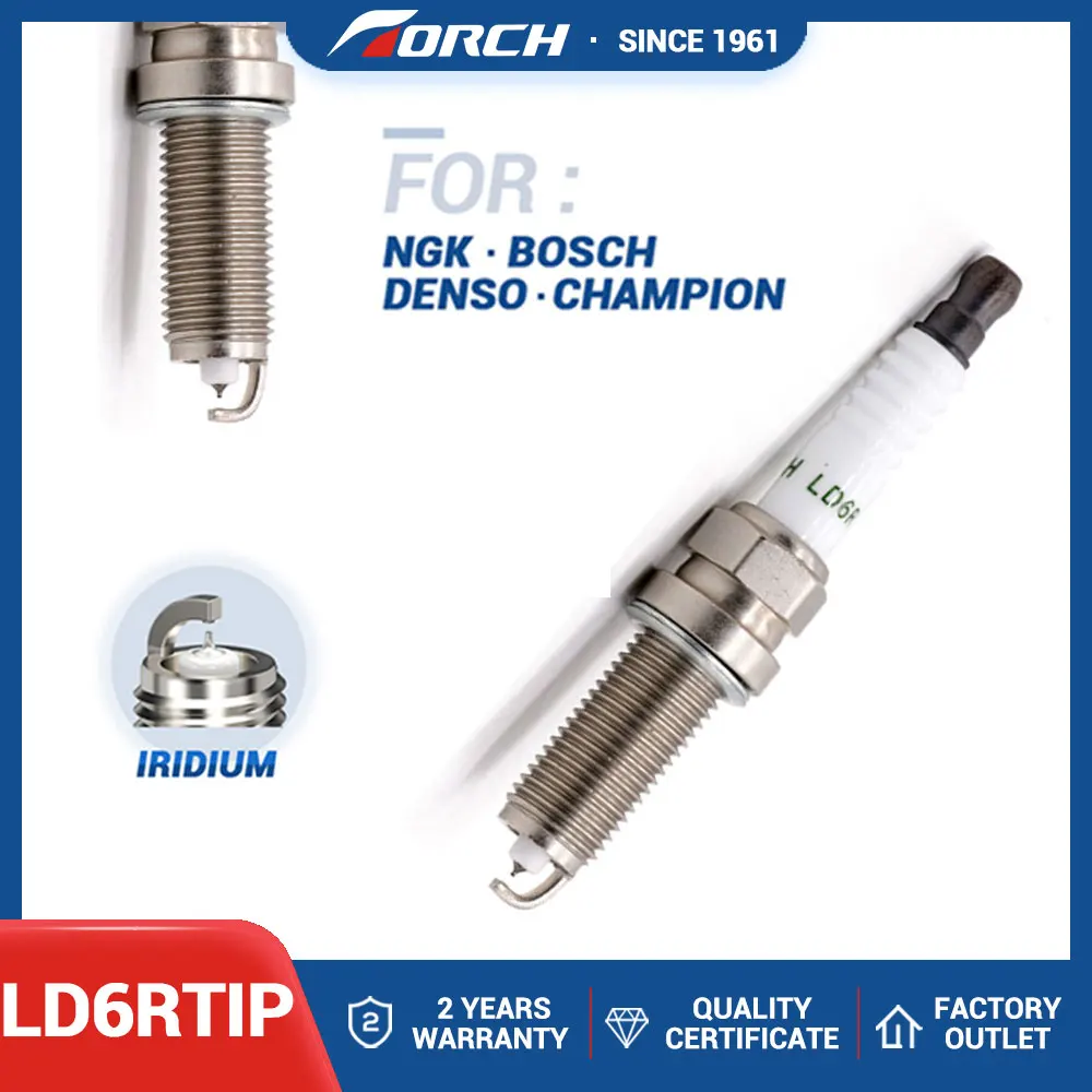 Iridium Platinum Spark Plug TORCH LD6RTIP Replace for ZNAR6AIX-11 Champion REA9WYPB4 APP5683 for TOYOTA NISSAN HONDA
Iridium Platinum Spark Plug TORCH LD6RTIP Replace for ZNAR6AIX-11 Champion REA9WYPB4 APP5683 for TOYOTA NISSAN HONDA