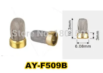 

free shipping 500pieces fuel injector metal filter stainless filter 10.3*6.08*3mm for Fuel Injector repair kits (AY-F509B)