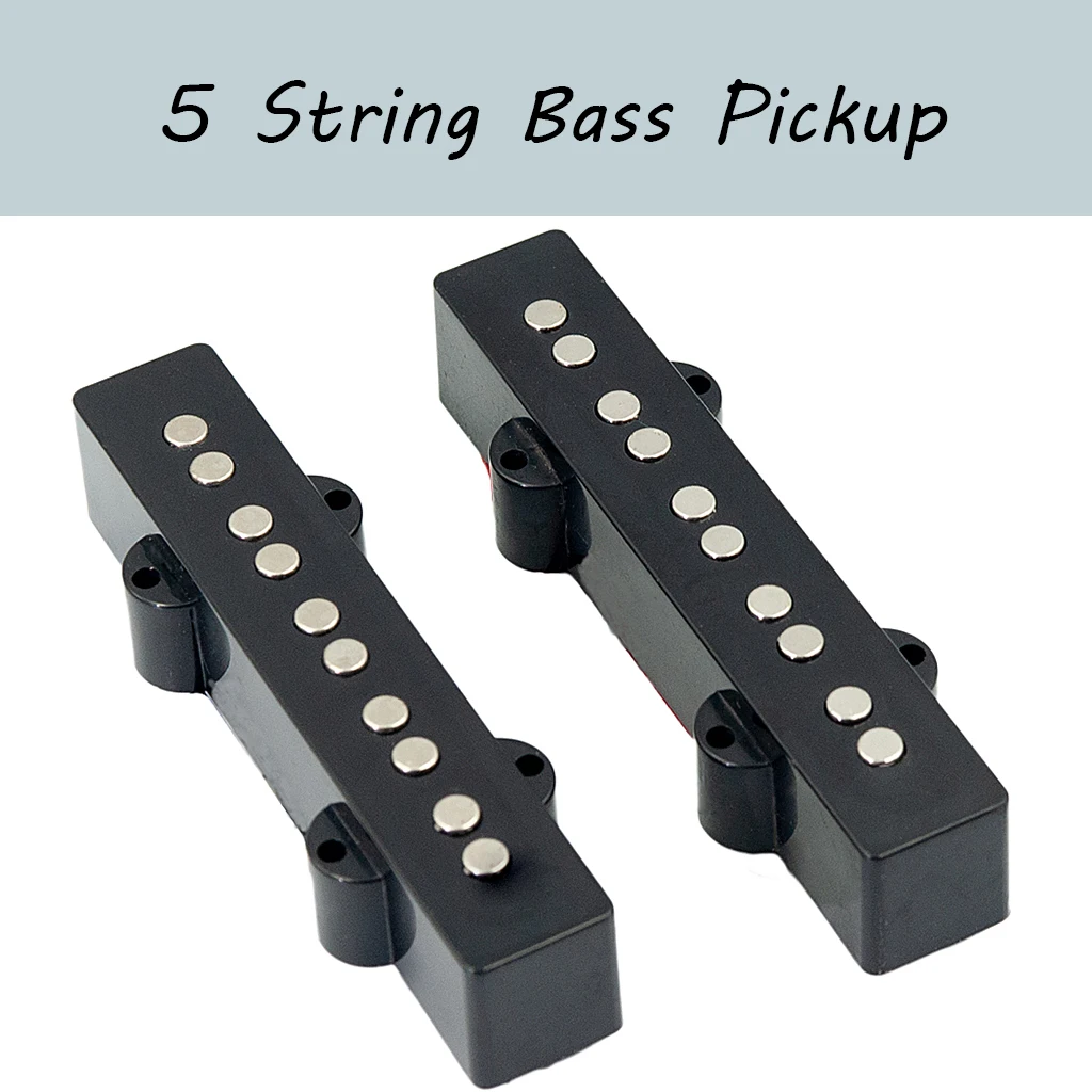 2PCS 5 String Bass Pickups For 5 String Jazz JB Style Bass Bridge Neck Pickups Ceramic Open Style
2PCS 5 String Bass Pickups For 5 String Jazz JB Style Bass Bridge Neck Pickups Ceramic Open Style