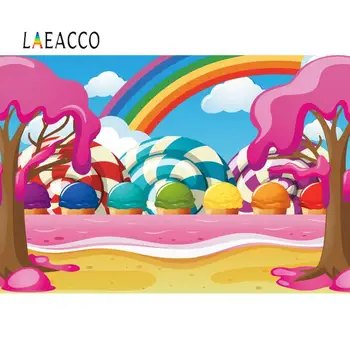 Laeacco Lollipop Rainbow Candy Land Photographic Backgrounds Baby Shower Happy Birthday Photography Backdrops Decor Photo Studio 
Laeacco Lollipop Rainbow Candy Land Photographic Backgrounds Baby Shower Happy Birthday Photography Backdrops Decor Photo Studio