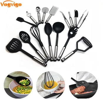 24Pcs Kitchen Gadgets Tools Set Spatula Heat-resistant Handle Soup Spoon Special Cookware Shovel Turner Kit Utensils Turner
24Pcs Kitchen Gadgets Tools Set Spatula Heat-resistant Handle Soup Spoon Special Cookware Shovel Turner Kit Utensils Turner