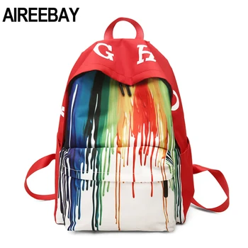 AIREEBAY New Korean Style Backpack for Women Multi Pocket Printed Travel Backpacks Female School Bag for Teenage Girls
AIREEBAY New Korean Style Backpack for Women Multi Pocket Printed Travel Backpacks Female School Bag for Teenage Girls