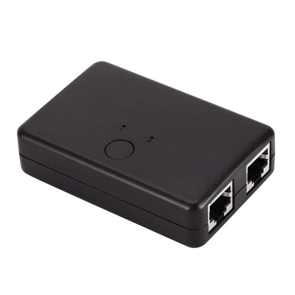 Mini 2 Port AB Manual Network Switcher 2 In 1 RJ45 Network Ethernet Sharing Switch Box Computer Network Sharing Device
Mini 2 Port AB Manual Network Switcher 2 In 1 RJ45 Network Ethernet Sharing Switch Box Computer Network Sharing Device