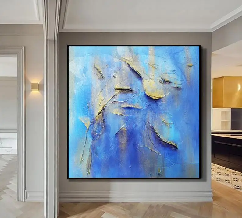 Original Acrylic Painting For Home Decor Abstract Canvas Art Bathroom Wall Art Modern Art Oversized Wall Art Canvas Wall Art 
Original Acrylic Painting For Home Decor Abstract Canvas Art Bathroom Wall Art Modern Art Oversized Wall Art Canvas Wall Art