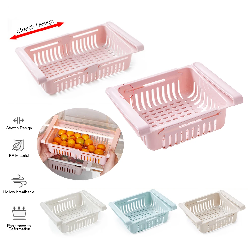 Kitchen Container Box Adjustable Slide Kitchen Fridge Freezer Space Saver Organizer Storage Boxs Rack Shelf Holder Refrigerator
Kitchen Container Box Adjustable Slide Kitchen Fridge Freezer Space Saver Organizer Storage Boxs Rack Shelf Holder Refrigerator