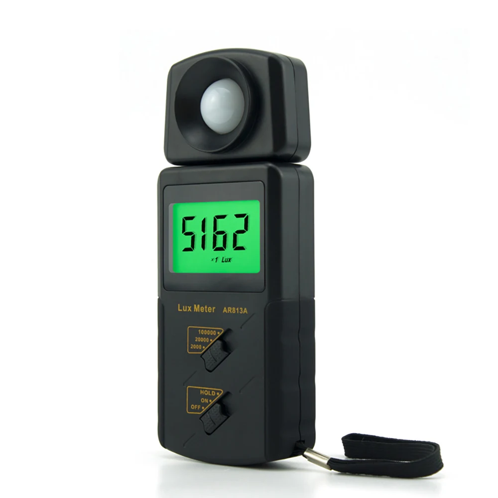 Hot Sale High Precision Handheld Portable LCD Screen Display AR813A Measuring Range 1~100.000 lux Electronic Digital Lux Meter
Hot Sale High Precision Handheld Portable LCD Screen Display AR813A Measuring Range 1~100.000 lux Electronic Digital Lux Meter