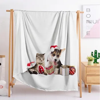 2020 Tow puppies animal Custom blankets Large and small size throw blanket tapestry sleeping blanket flannel blanket bedding
2020 Tow puppies animal Custom blankets Large and small size throw blanket tapestry sleeping blanket flannel blanket bedding