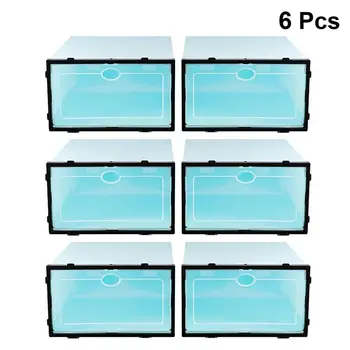 6pcs Flip Shoes Box Thicken EndurableDrawer Case Plastic Shoe Boxes Stackable Box Shoe Container Shoe Storage Rack for Women Men
6pcs Flip Shoes Box Thicken EndurableDrawer Case Plastic Shoe Boxes Stackable Box Shoe Container Shoe Storage Rack for Women Men