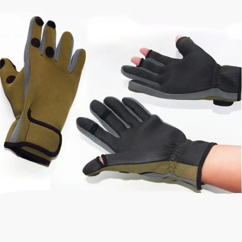 HobbyLane Elastic Diving Fabric Non-slip Windproof Waterproof Breathable Warm Professional Ice Fishing 2 Finger Appearing Gloves
HobbyLane Elastic Diving Fabric Non-slip Windproof Waterproof Breathable Warm Professional Ice Fishing 2 Finger Appearing Gloves