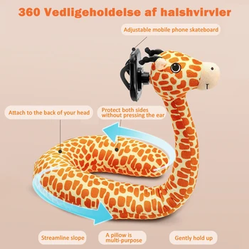 U Shaped Travel Foam Neck Pillow Rotation Flexible Stand For IPhone Samsung 30x70x11cm 2 In 1 Universal Lazy Holder
U Shaped Travel Foam Neck Pillow Rotation Flexible Stand For IPhone Samsung 30x70x11cm 2 In 1 Universal Lazy Holder