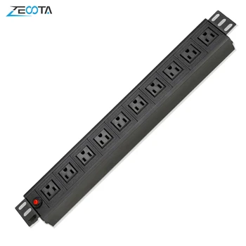Power Distribution Unit Cabinet PDU Power Strip Surge Protector Socket 10 US Plug Outlets Overload Protection 2m Extension Cord
Power Distribution Unit Cabinet PDU Power Strip Surge Protector Socket 10 US Plug Outlets Overload Protection 2m Extension Cord